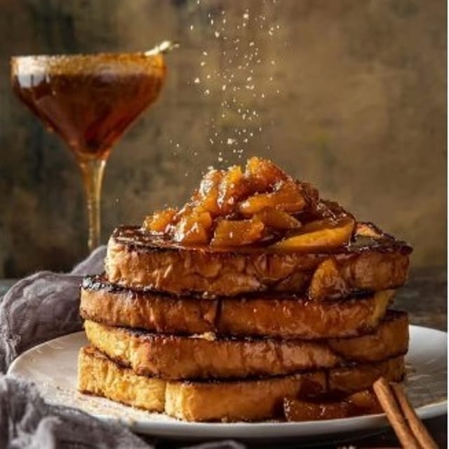 Peach Cobbler French Toast.