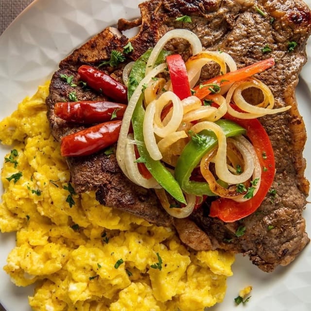 Steak and Eggs.