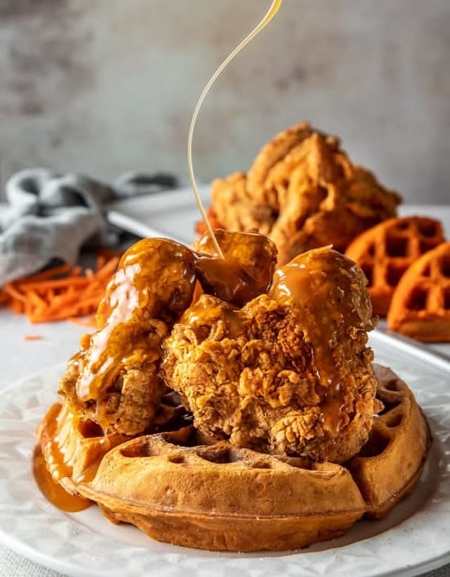 Carrot Cake Waffle.